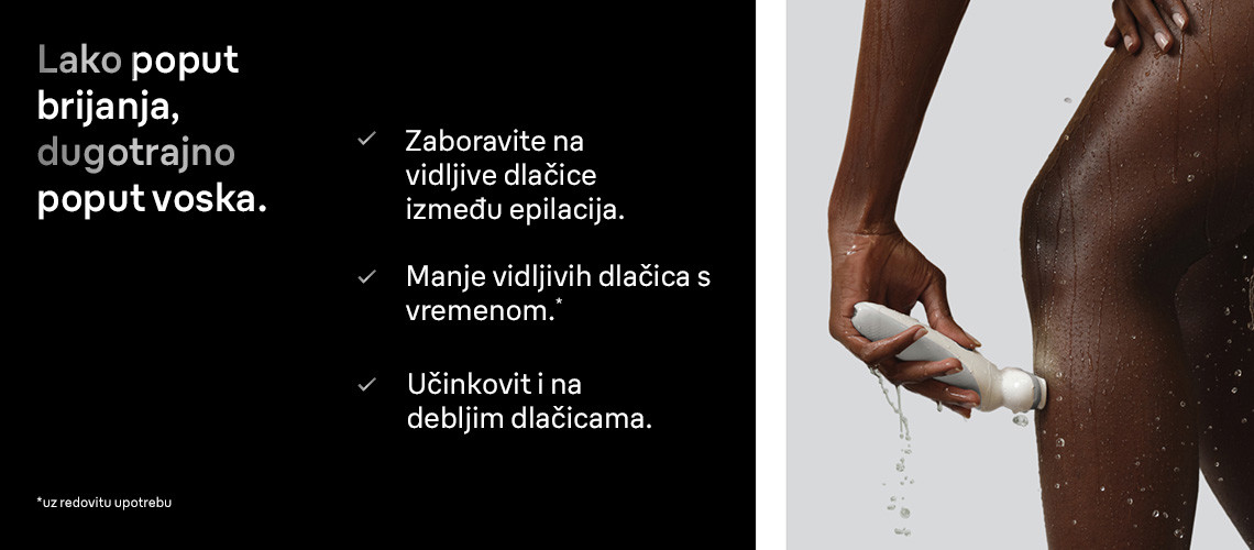 Lako poput brijanja, dugotrajno poput voska slika