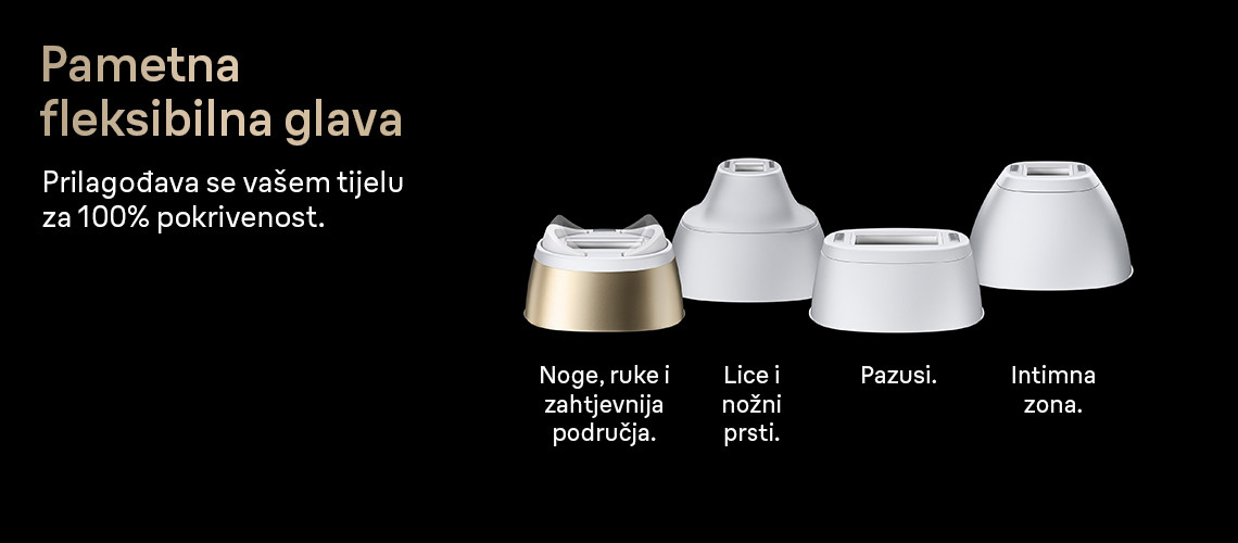 Pametna fleksibilna glava i nastavci slika