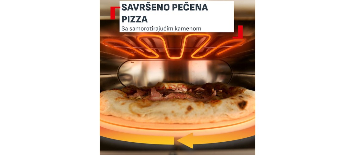 AUTOMATSKI ROTIRAJUĆI KAMEN ZA PIZZU slika