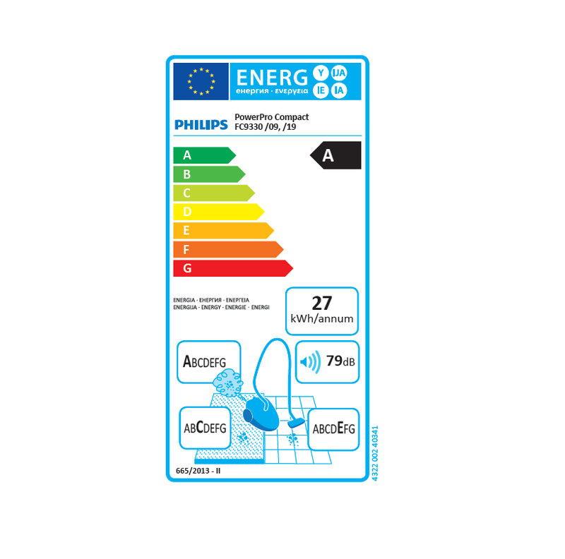 Usisavač, AACE, 83dB, 1.5l - slika E
