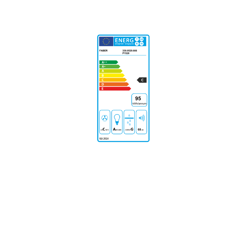 Napa Faber Tweet EV8 LED BK A80 - slika E