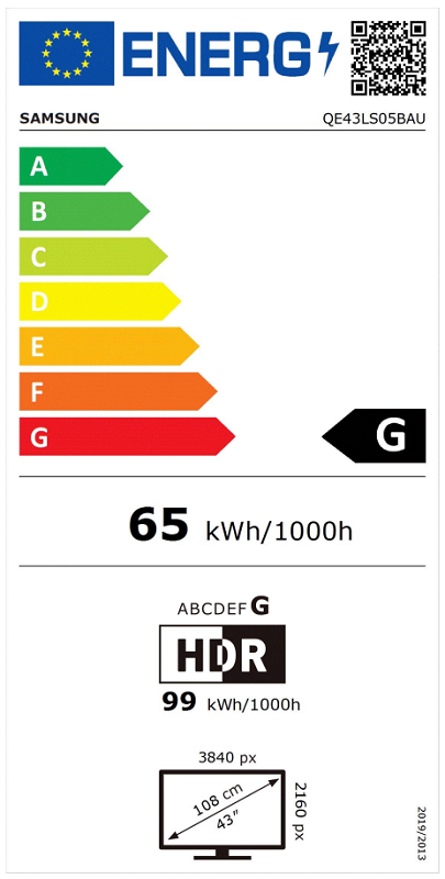 QLED TV, 109cm, The Sero, Smart TV - slika E