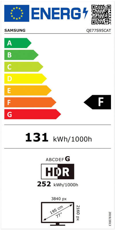 OLED, 195cm, 4K HDR,120Hz, Atmos - slika E