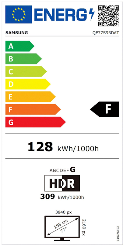 QD-OLED, 195cm, 4K HDR,100Hz, Atmos - slika E