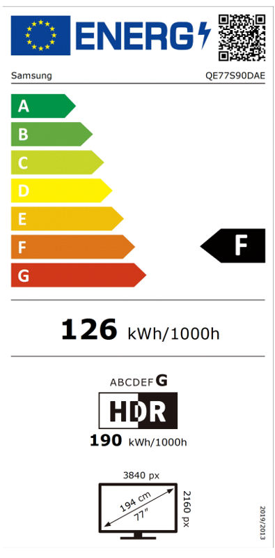 OLED, 195cm, 4K HDR,120Hz, Atmos - slika E