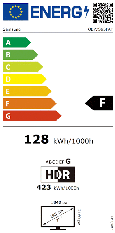 QD-OLED, 195cm, 4K HDR,100Hz, Atmos - slika E