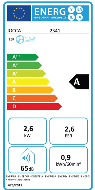 Prijenosni klima uređaj 9000 BTU 2341 - slika E