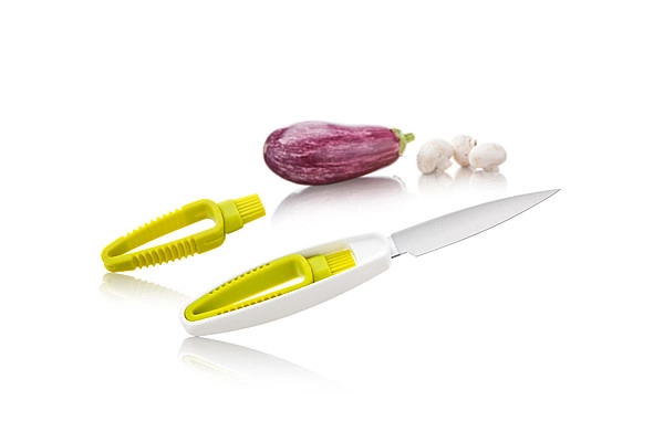 TOMORROWS KITCHEN VEG.KNIFE AND BRUSH