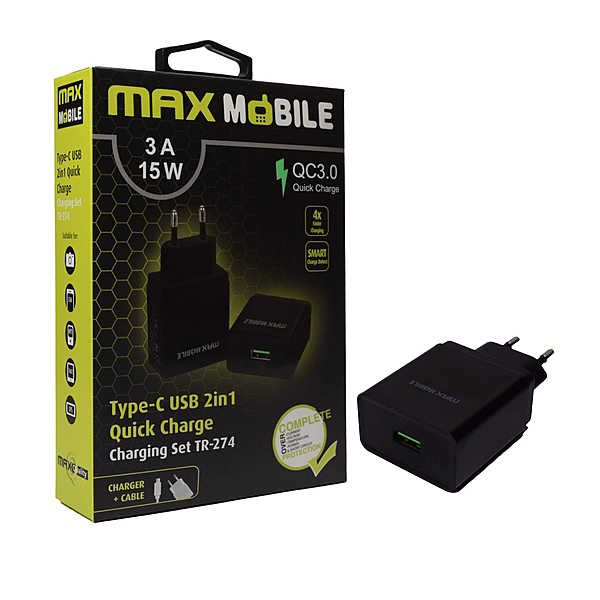 MAX MOBILE MMSET2U1QCTYPEC3ACR