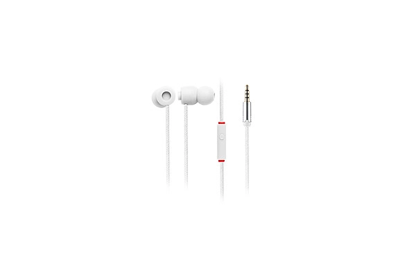 Slušalice In-ear bijele s mikrofonom