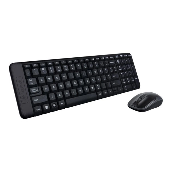 Tipkovnica i miš; MK220; Wireless; Black