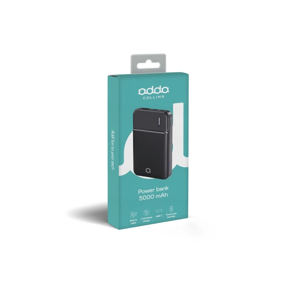 Prijenosna baterija; 5.000mAh; USB-A; US