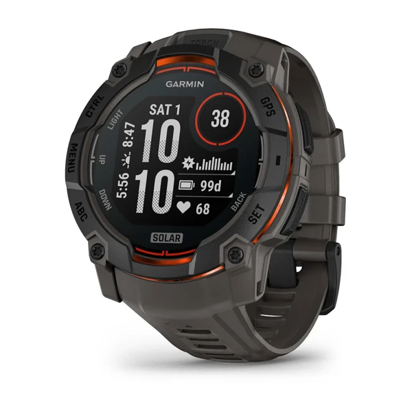 Instinct 3 50mm Solar Black Charcoal