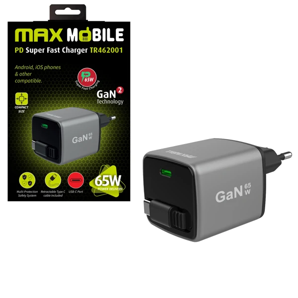 MAXMOBILE KUĆNI PUNJAČ PD SUPER FAST CHARGE