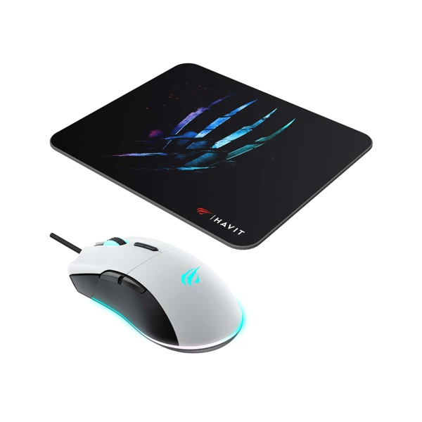 HAVIT GAMENOTE MIŠ LED+PODLOGA GAMING
