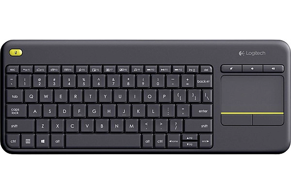 Tipkovnica; K400+; TouchPad; Crna; Bežič - slika A