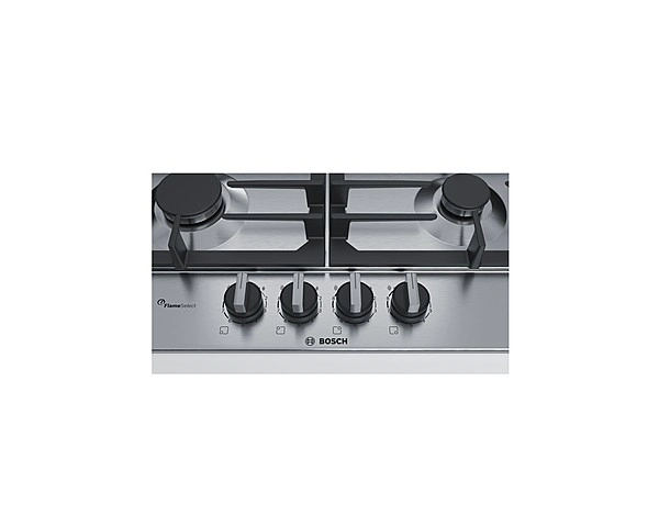 Ploča, 4 plin , inox - slika A