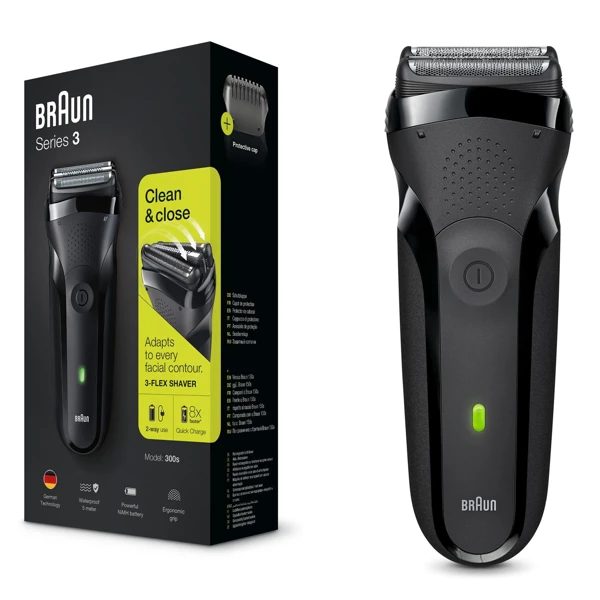 Aparat za brijanje Serija 3 300 BLK - slika A