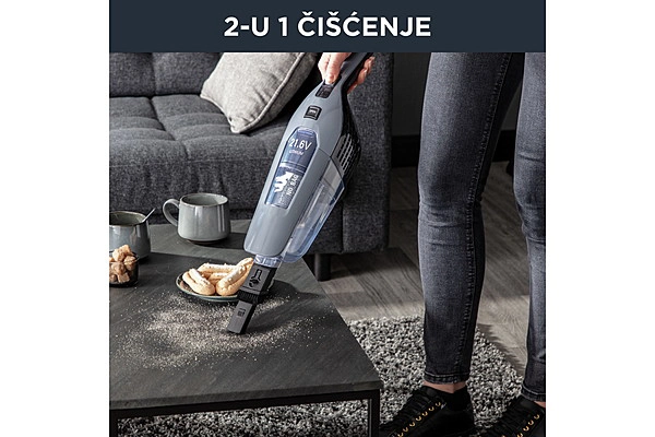 Štapni usisavač; 2 u 1; 48W; 0,6L; Sivi - slika A