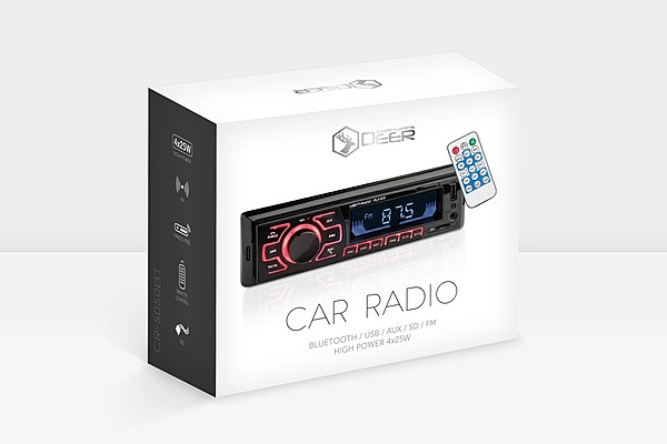 Auto radio; BT, USB; + USB - slika A