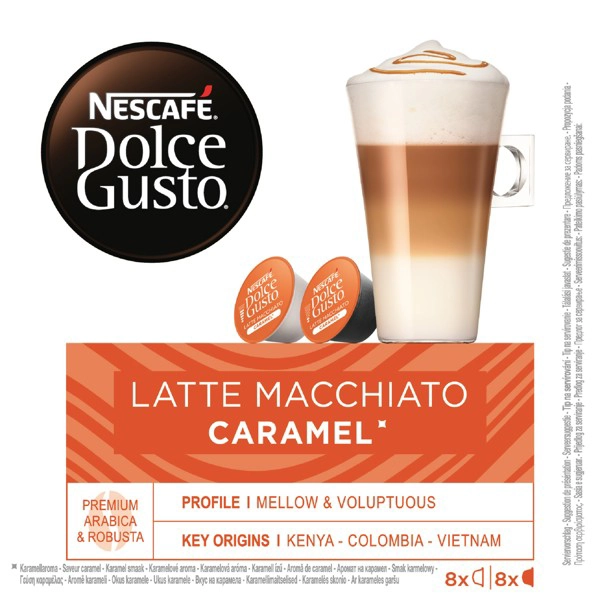 NESCAFE DG Caramel Machiato 145.6g - slika A