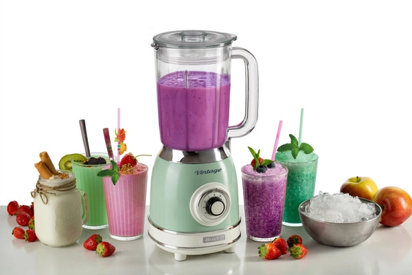 Vintage blender stakleni 583 zeleni - slika A