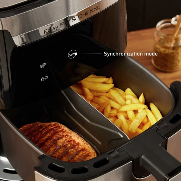 Friteza; Vrući zrak; XXL; 2u1; 6,5L; 8 - slika A