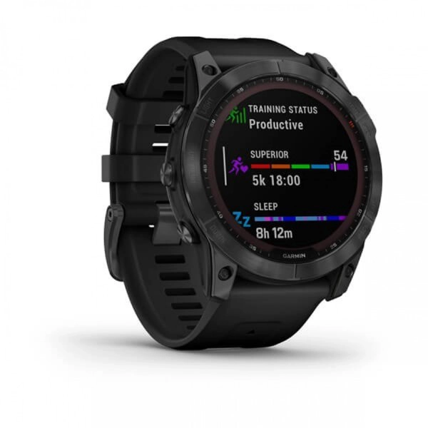 Fenix 7X Solar, Slate grey, crni remen - slika A
