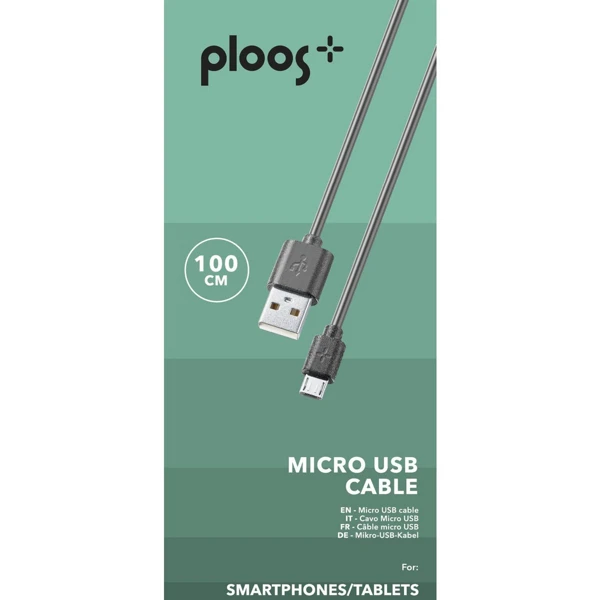 Kabel; Data; USB - microUSB; 1.0m - slika A