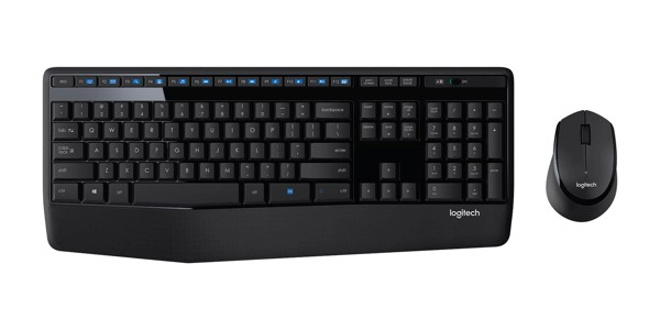 Tipkovnica i miš; MK345; Wireless; Black - slika A