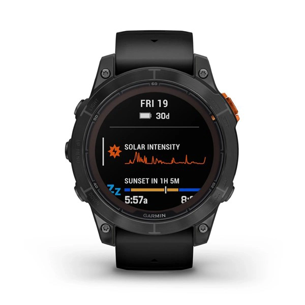 Fenix 7x PRO SOLAR Slate Gray;crni remen - slika A