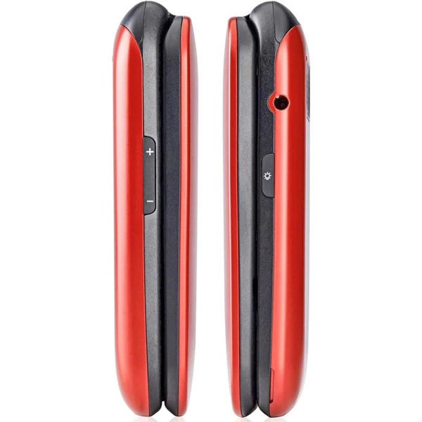 Mobitel; Preklopni; 2.4"; 4G; Crveni - slika A