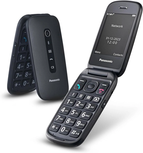 Mobitel; Preklopni; 2.4"; 4G; Crni - slika A