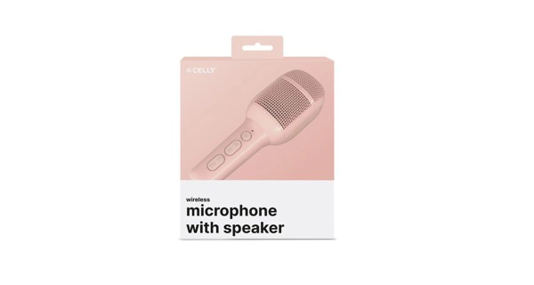 Bežični mikrofon sa zvučnikom,Pink - slika A