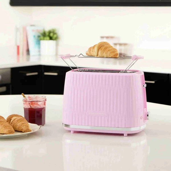 Toster, 2 utora, boja maline - slika A