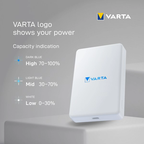 Varta magnetic wireless power bank 5000 - slika A