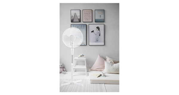 Ventilator stojeći 40cm, bijeli - slika A