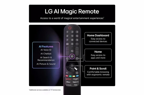 OLED,106cm,4K HDR,WebOS,MagicRemote - slika A