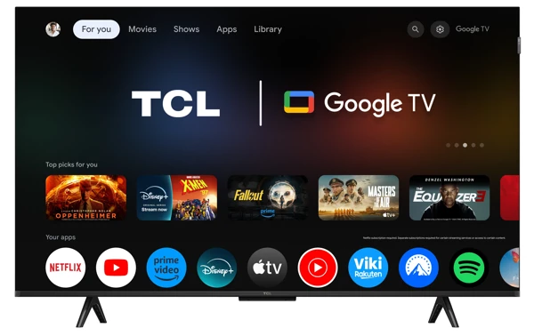 QLED,109cm,4K UHD,Google TV,60Hz - slika A