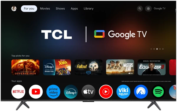 QLED,190cm,4K UHD,Google TV,120Hz - slika A