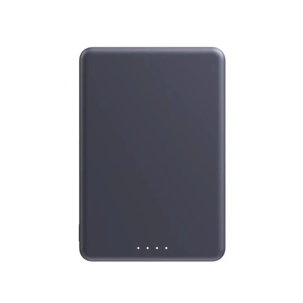 Power Bank; 5000 Black; Magnetski; Slim - slika A