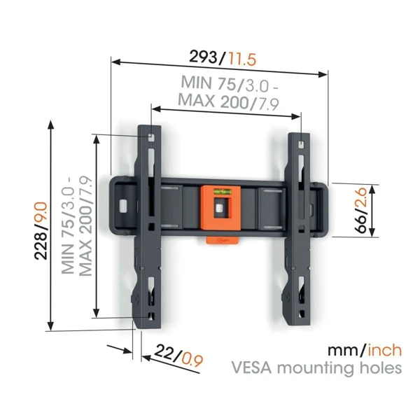 TV nosač; Fix; 19-50" - slika A