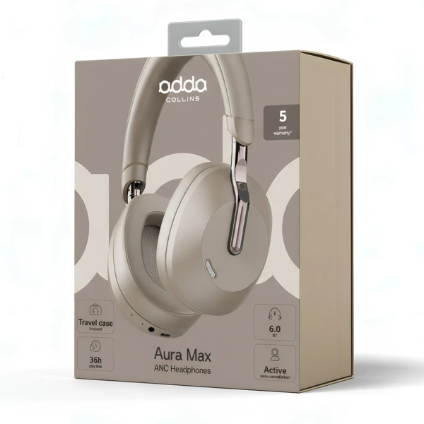 Slušalice; Over-Ear; Aura Max; BT; ANC; - slika A