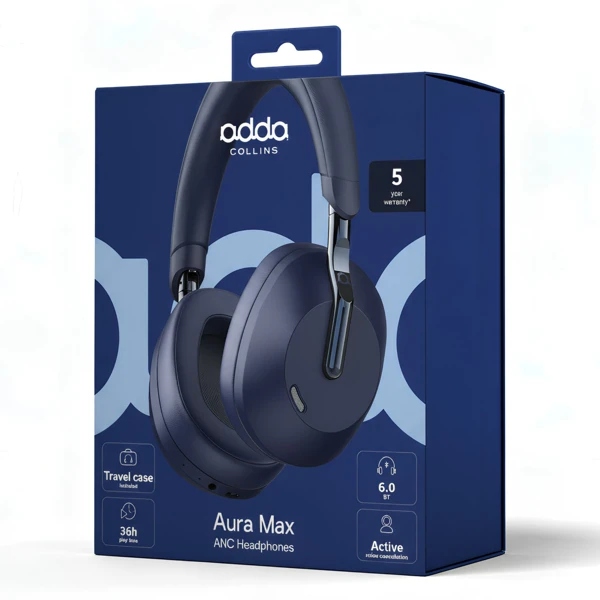 Slušalice; Over-Ear; Aura Max; BT; ANC; - slika A