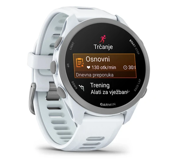 Forerunner 170,43mm,5 ATM, AMOLED,bijeli - slika A