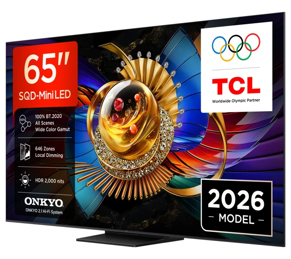 MiniLED,164cm,4K UHD,144Hz, Onkyo 2.1 - slika A