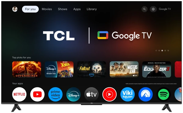 LED TV,139cm,4K UHD,Google TV,60Hz - slika A