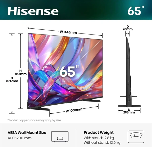 Hi-QLED,164cm,4K,Dolby Vision - slika A