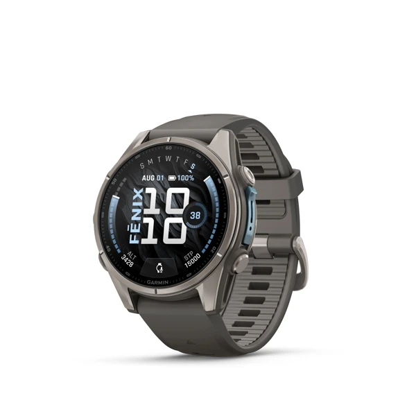 Fenix 9 47mm AMOLED Titanium Pebble Gray - slika A