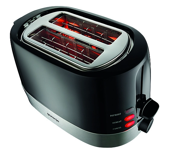 Toster, 850W, crni - slika B